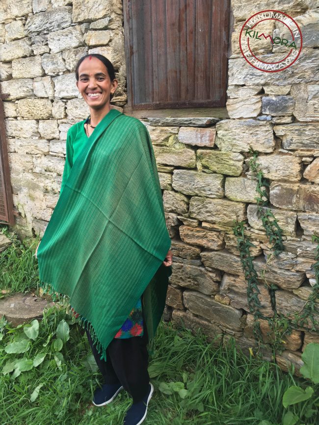 Pure merino wool stole