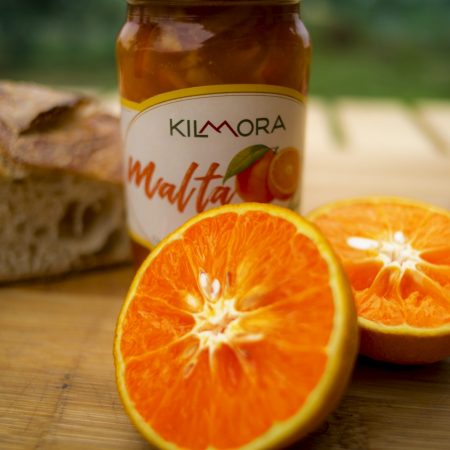 250 gram glass jar of Malta (Blood Orange) Marmalade