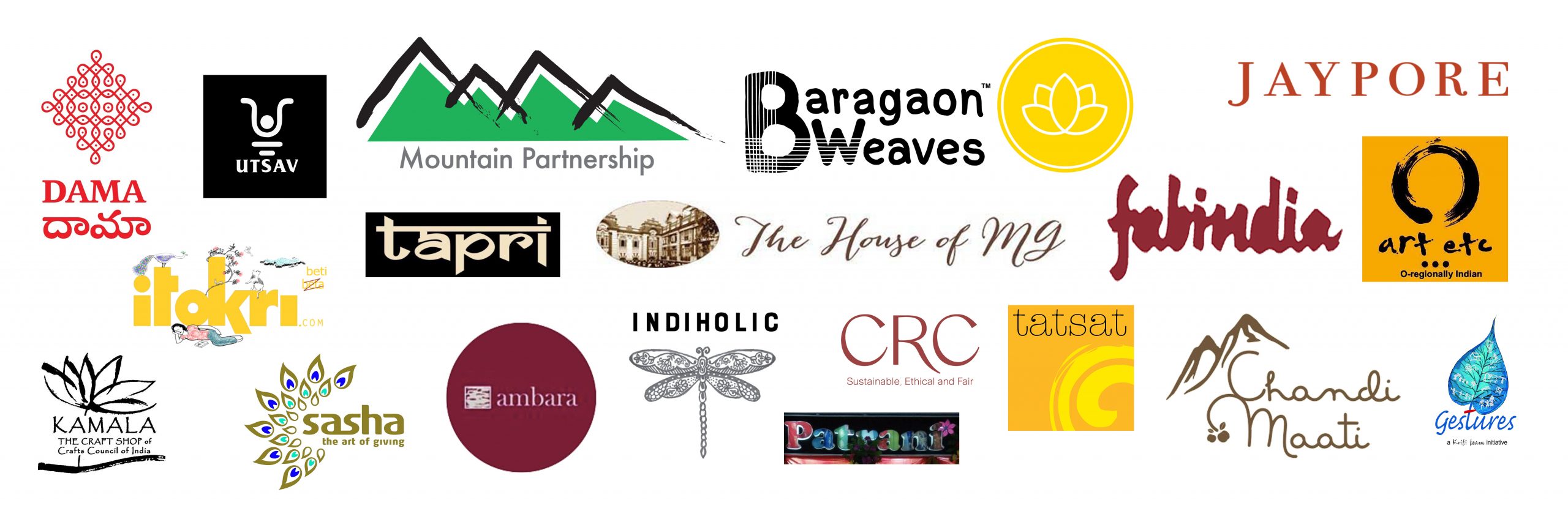 Collage of logos of organisations who partner with Kilmora