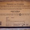 Label saying Pahadi Lal Chawal