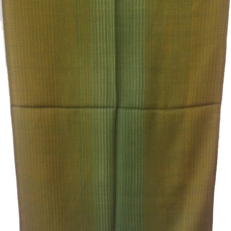 Pure woollen stole from Kilmora in ombre shades of fern, pine and moss.