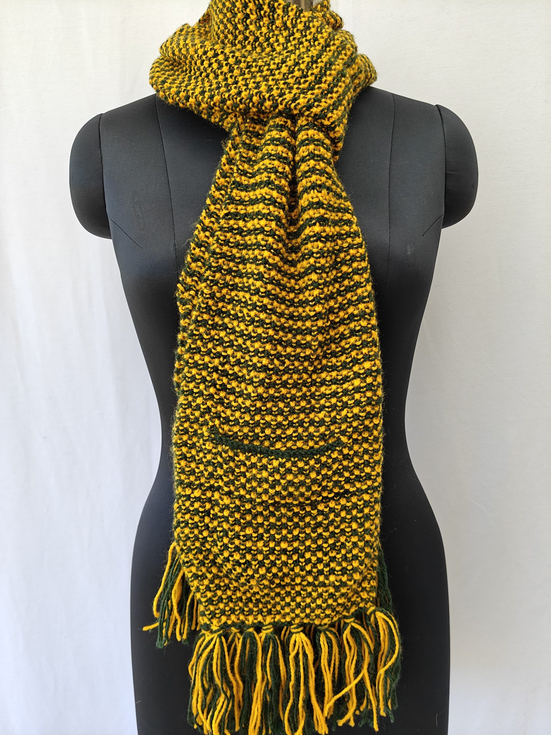 Hand-knitted Muffler (Long) with Pockets - Image 37