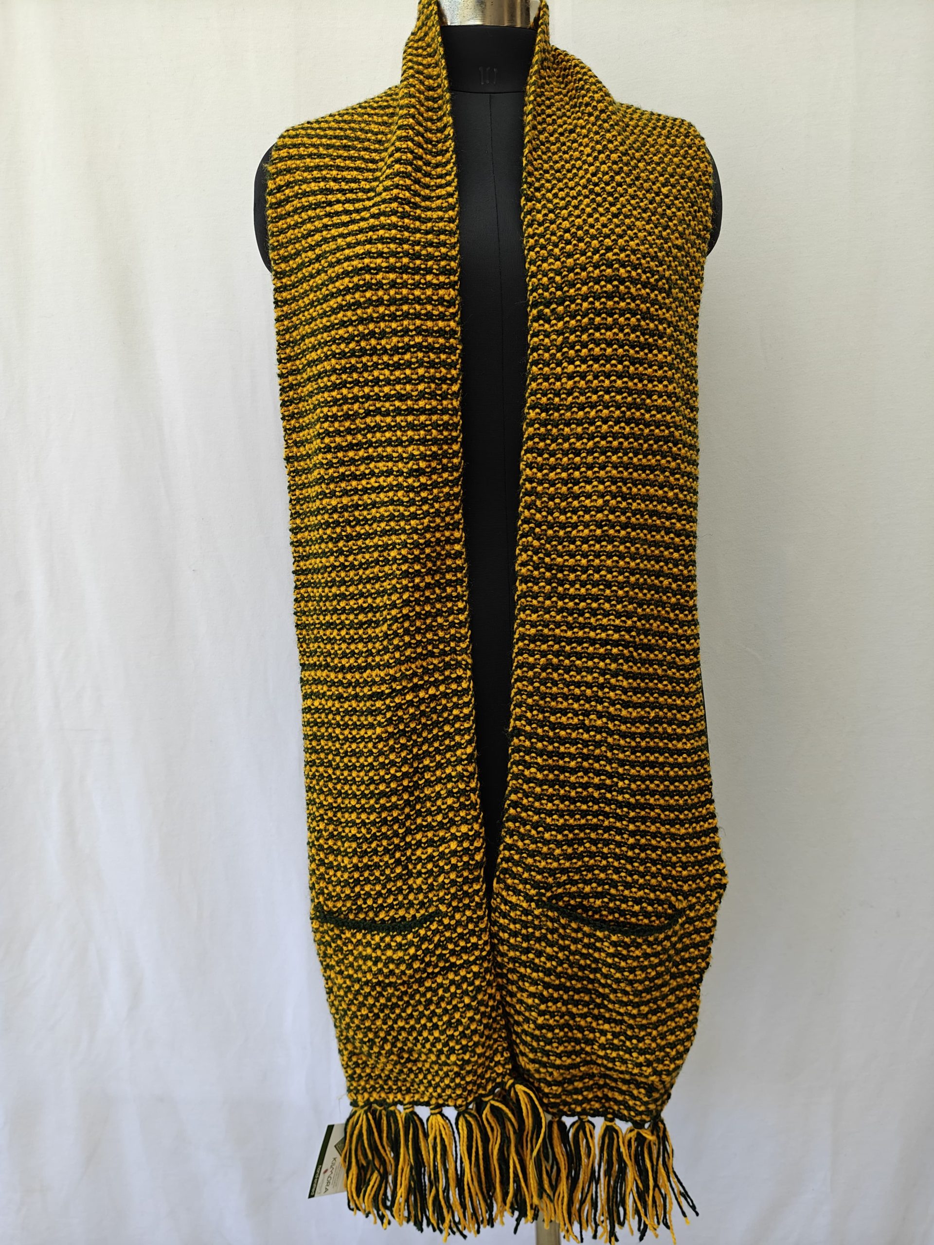 Hand-knitted Muffler (Long) with Pockets - Image 35
