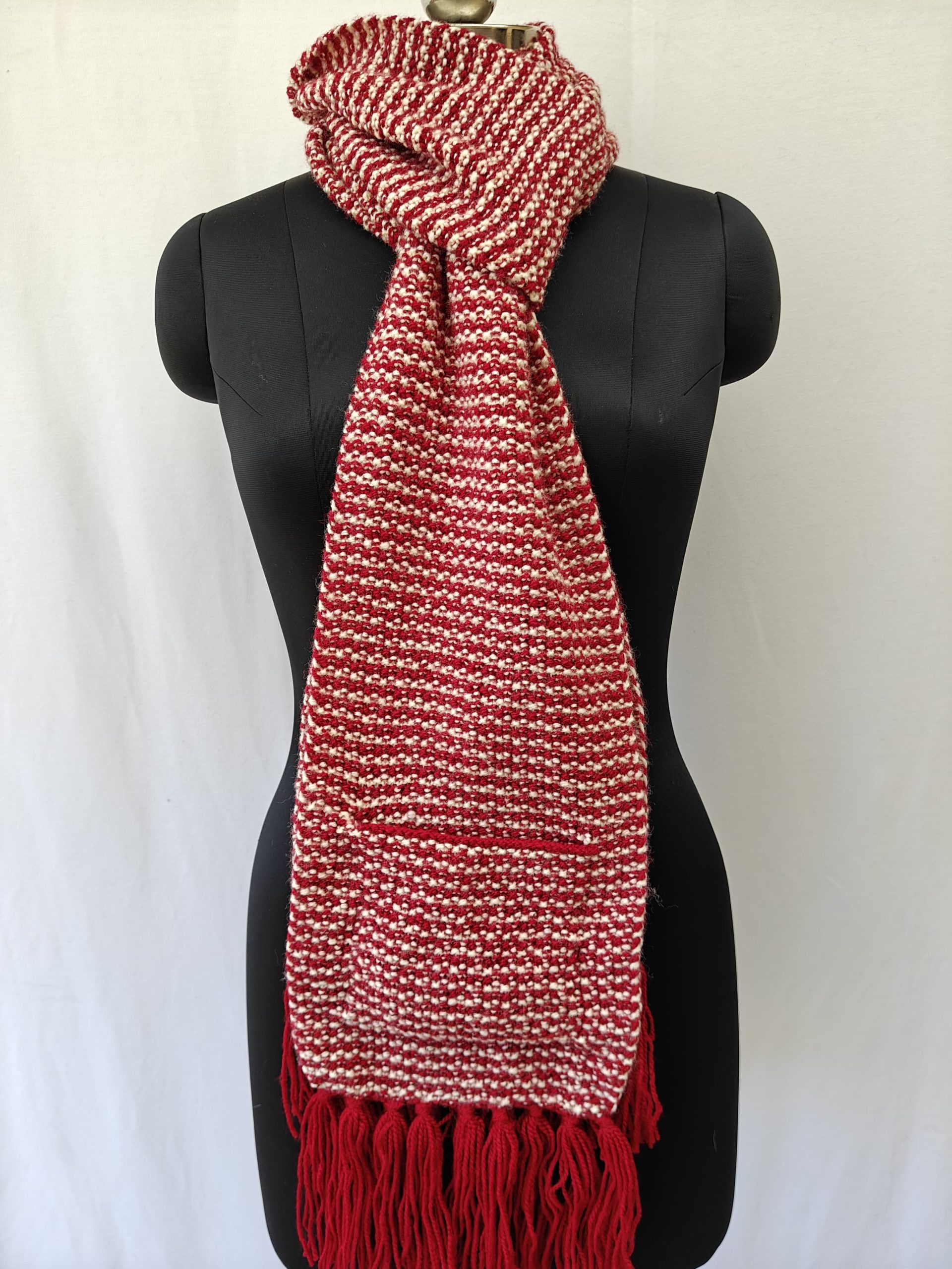 Hand-knitted Muffler (Long) with Pockets - Image 10