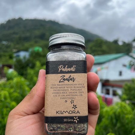 Mediterranean herb blend being made here in the HImalayas.